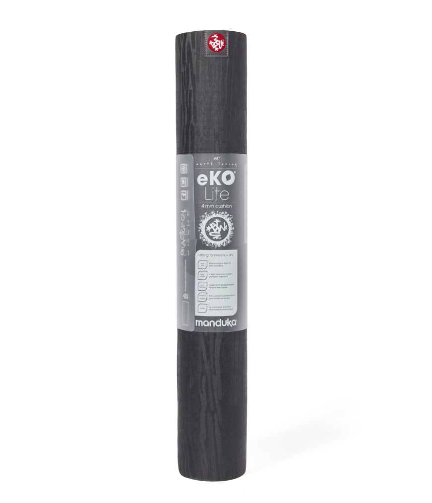 Manduka rubber yoga mat eKO Lite Charcoal
