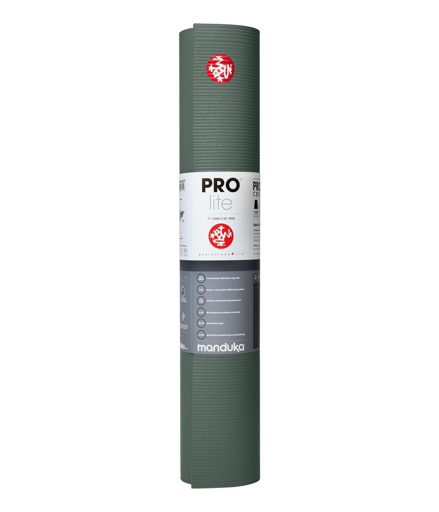 Manduka jogos kilimėlis PROlite Black Sage