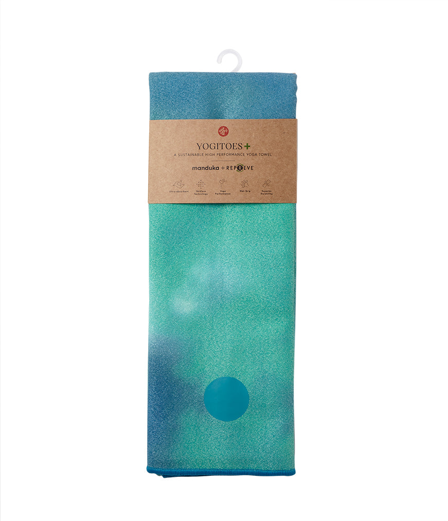 Manduka mat towel yogitoes Lido Sky