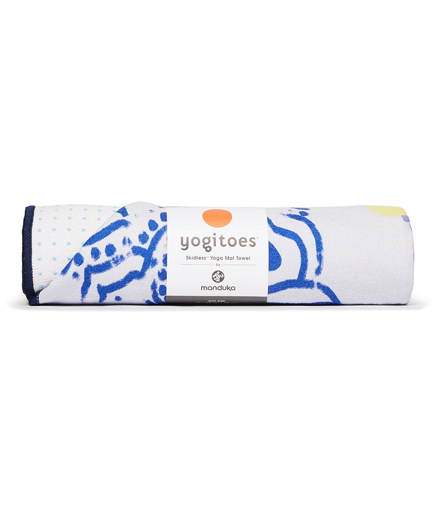 Rankšluostis jogai Manduka yogitoes Chakra Blue