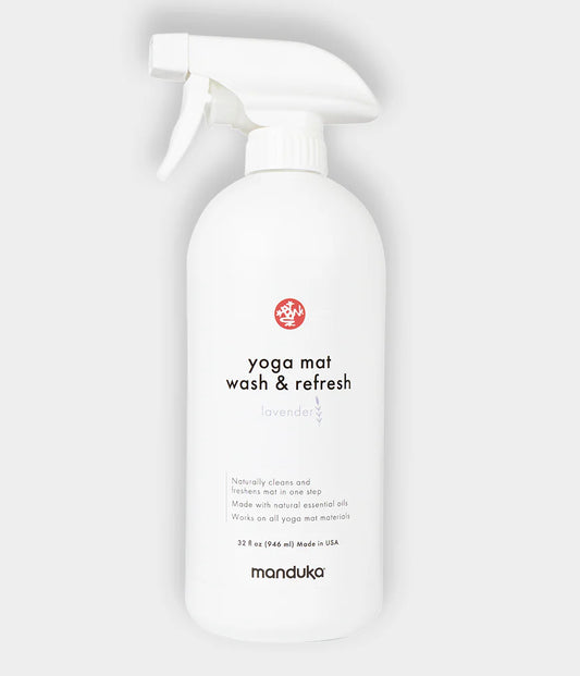 Manduka jogos kilimėlio valiklis ir gaiviklis Levanda (946 ml)