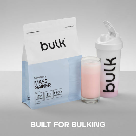 Bulk Mass Gainer 2,5 kg – braškių skonio