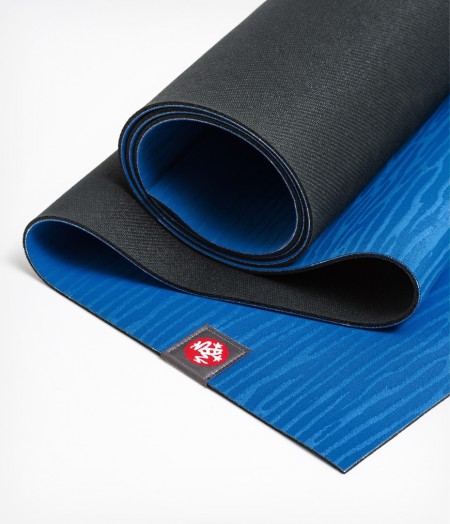 blue manduka yoga mat