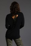 Braid Back Long Sleeve - Black