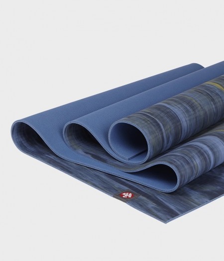 Manduka eKO Lite Shade Blue Marbled natural rubber yoga mat